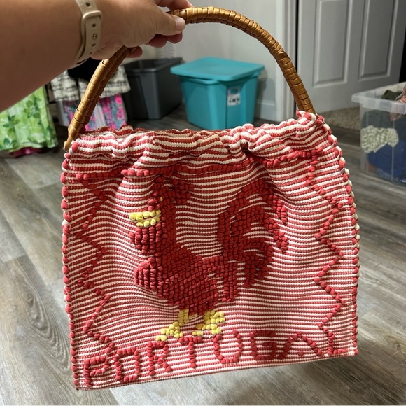 Portugal Rooster Vintage Tote Bag - Picture 2 of 7